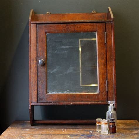 antique steel medicine cabinet|vintage recessed wood medicine cabinet.